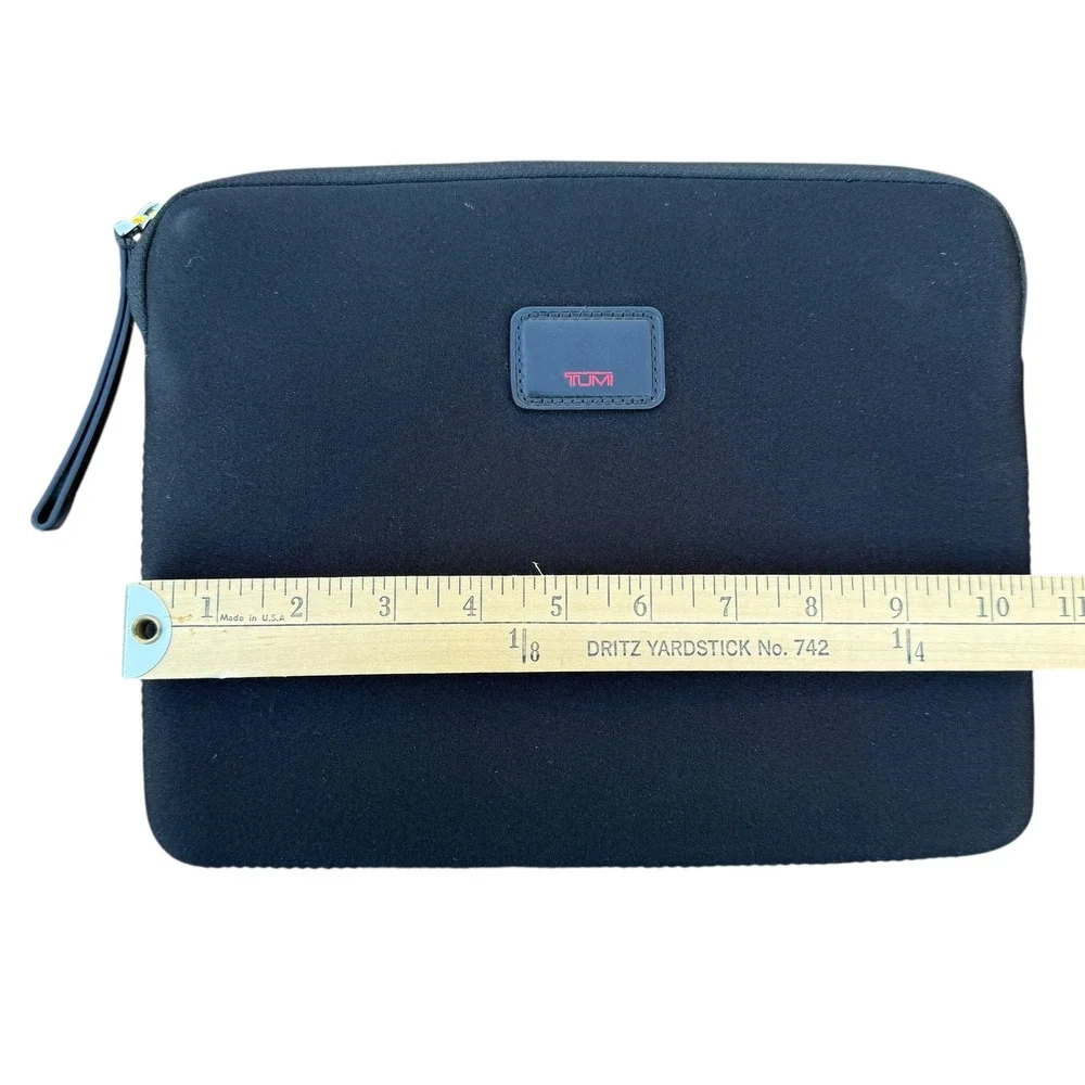 Tumi‎ Black Neoprene Laptop Sleeve Case for MacBook inch Travel